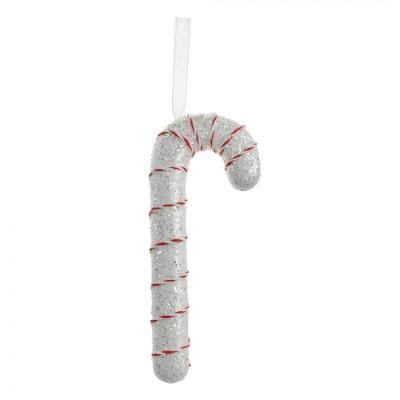 Christmas Ornament Candy Cane White