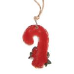 Christmas Ornament Candy Cane Red