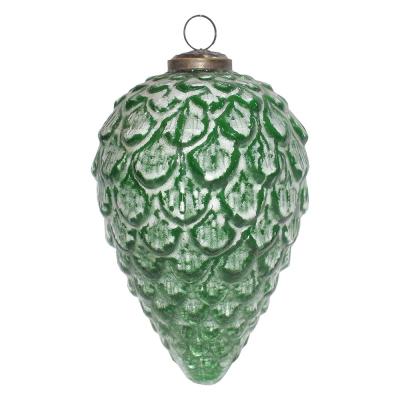 Christmas Bauble Green Glass Christmas Decoration