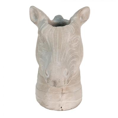 Planter Zebra Grey Stone Indoor Planter
