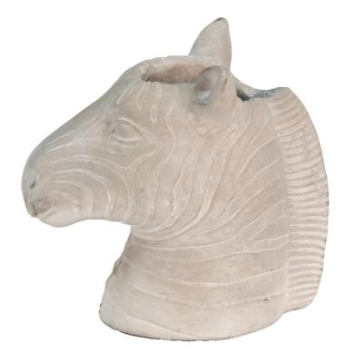 Planter Zebra Grey Stone Indoor Planter