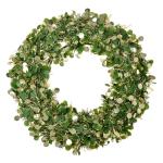 Christmas wreath Grey White