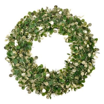 Christmas wreath Grey White