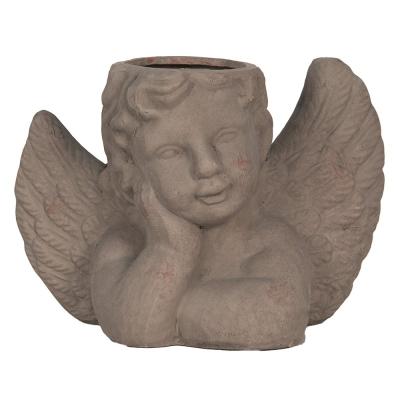 Indoor Planter Angel Grey Stone Planter