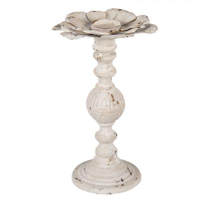 Candle holder White Iron Candle Holder
