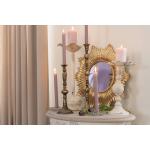 Candle holder White Iron Candle Holder