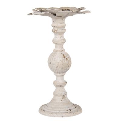 Candle holder White Iron Candle Holder