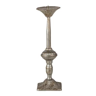 Candle holder Silver colored Iron Candle Holder