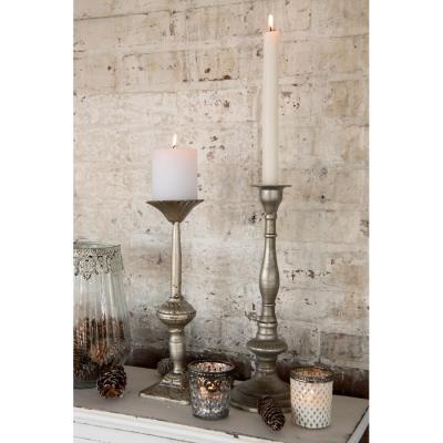 Candle holder Silver colored Iron Candle Holder