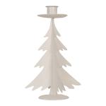 Candle holder Christmas Tree Grey Metal