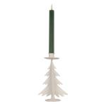 Candle holder Christmas Tree Grey Metal