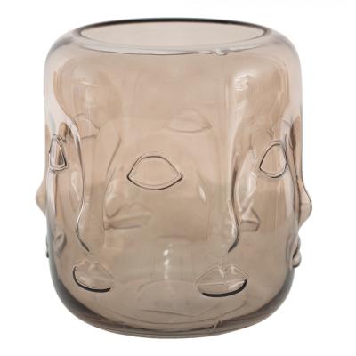 Vase Brown Glass Indoor Planter